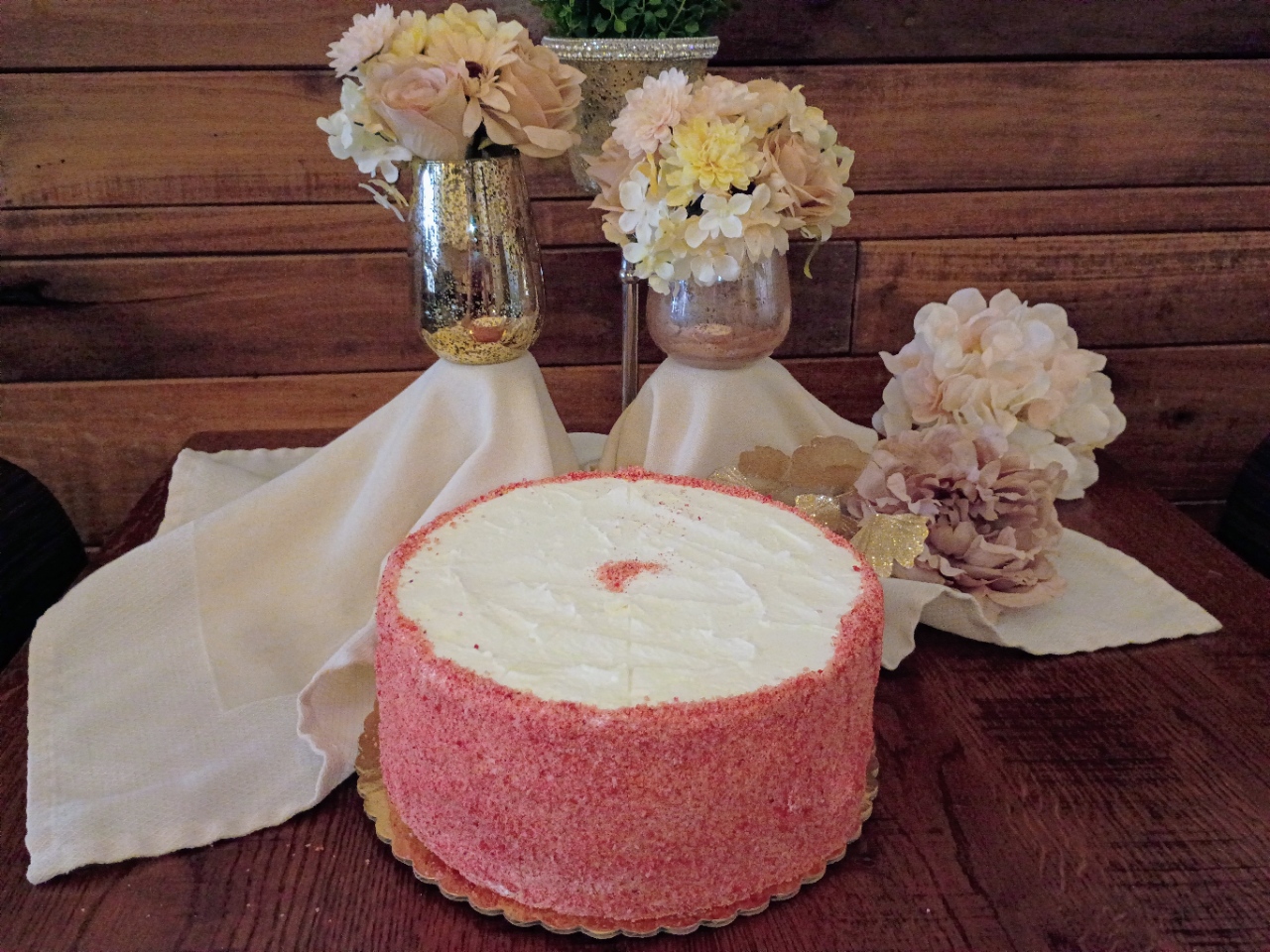 Strawberries 'n Cream Torte